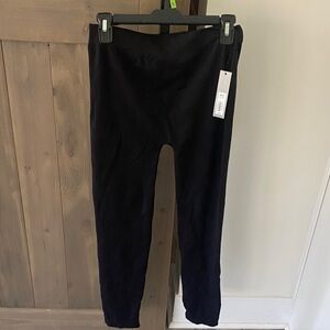 Apt. 9 Black Stretch Leggings with Branded Waistband
